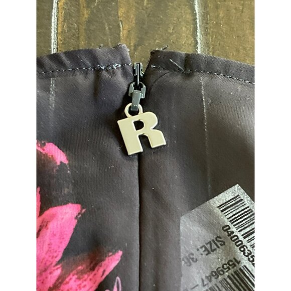 Rotate $469 Floral Size Small Maxi Dress Rosette Ruched Long Sleeve Formal NWT - Picture 11 of 13